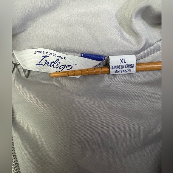 NWT Great Northwest Indigo Women's Vest XL Southwest Design Lightweight Pockets - Picture 7 of 8